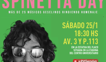 SPINETTA DAY: ESTE SBADO CON MS DE 25 ARTISTAS LOCALES EN VIVO